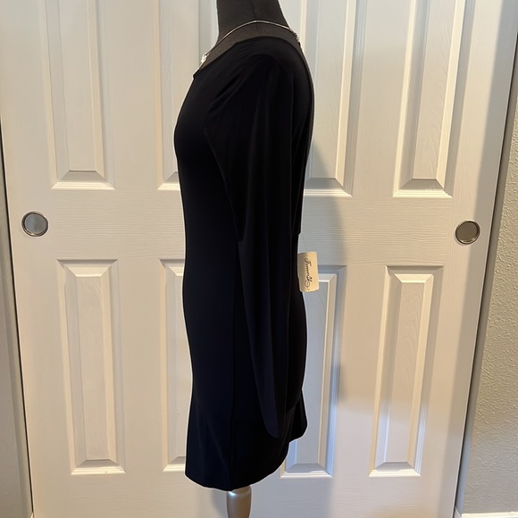 Forever 21 black contour dress size L (NEW) - Picture 2 of 5